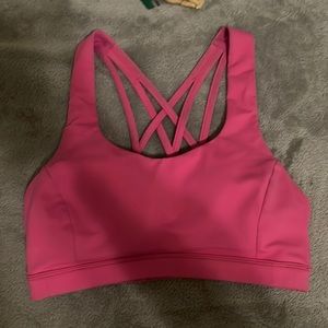 Never worn Sonic Pink Energy Bra size 4